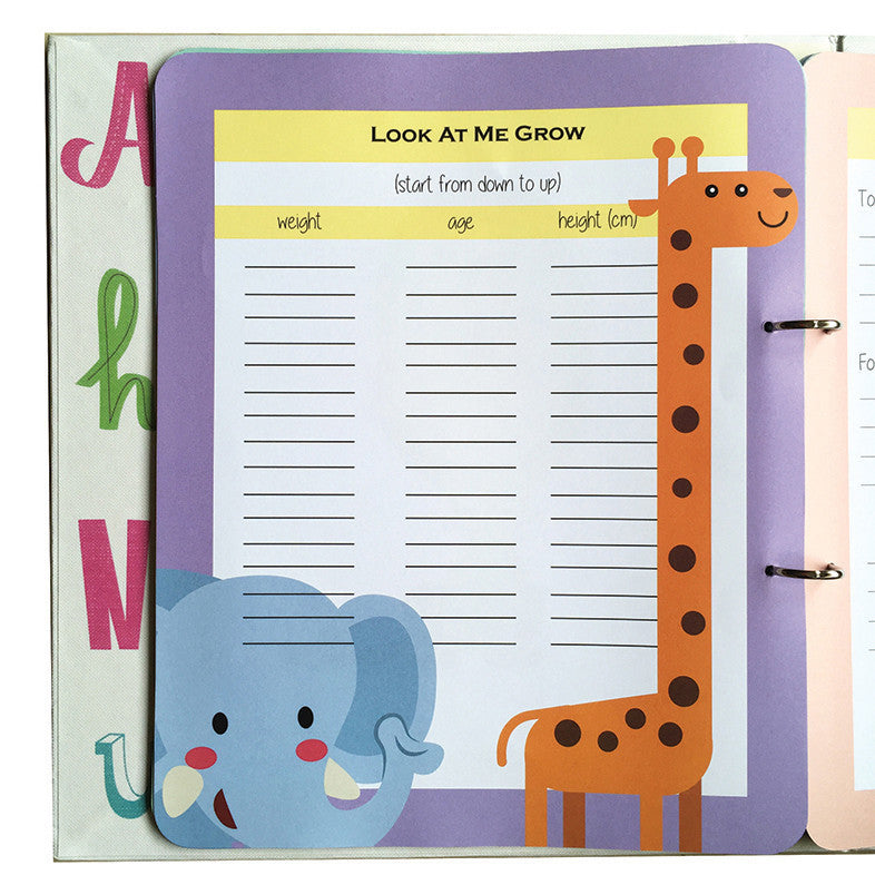 Baby's First Year Journal- Elephant