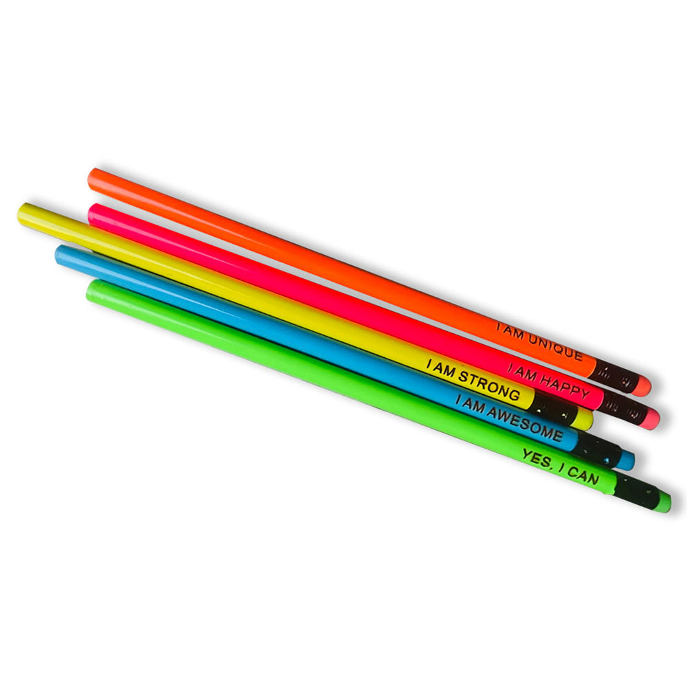 Positive Affirmations Pencils- Pack of 10