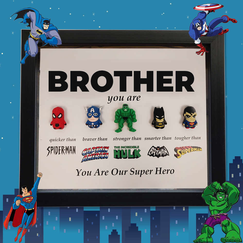 Bhai / Brother 3D Super Hero Frame - Hulk