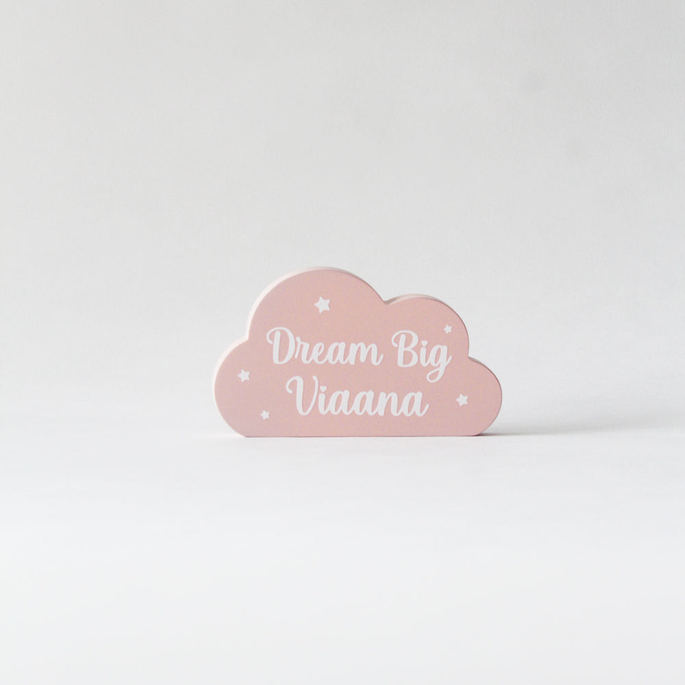 Personalized Dream Big Cloud - Pink