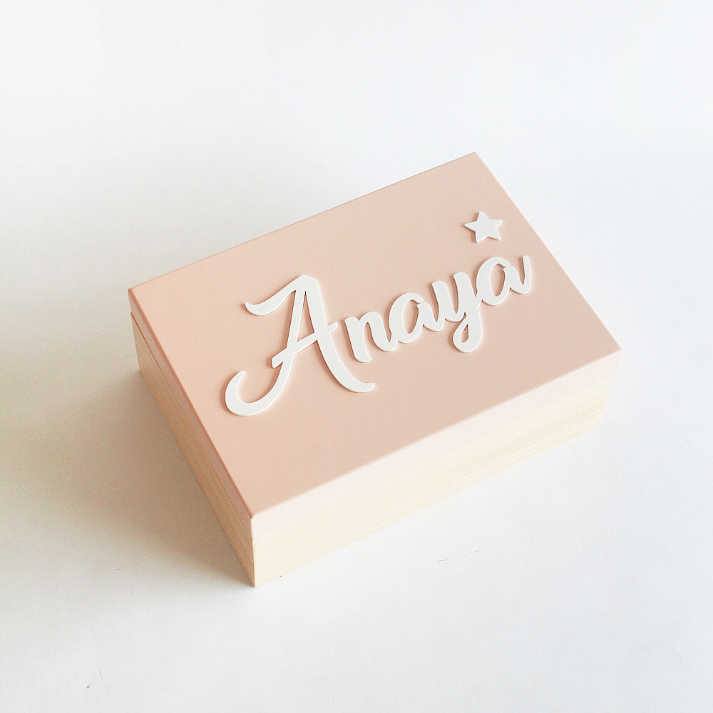Personalized Storage Box - Pink