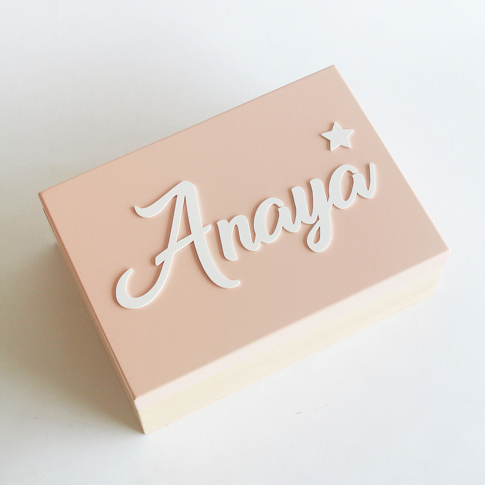 Personalized Storage Box - Pink