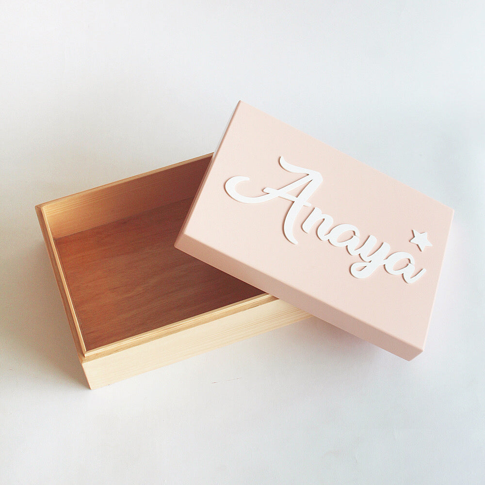 Personalized Storage Box - Pink