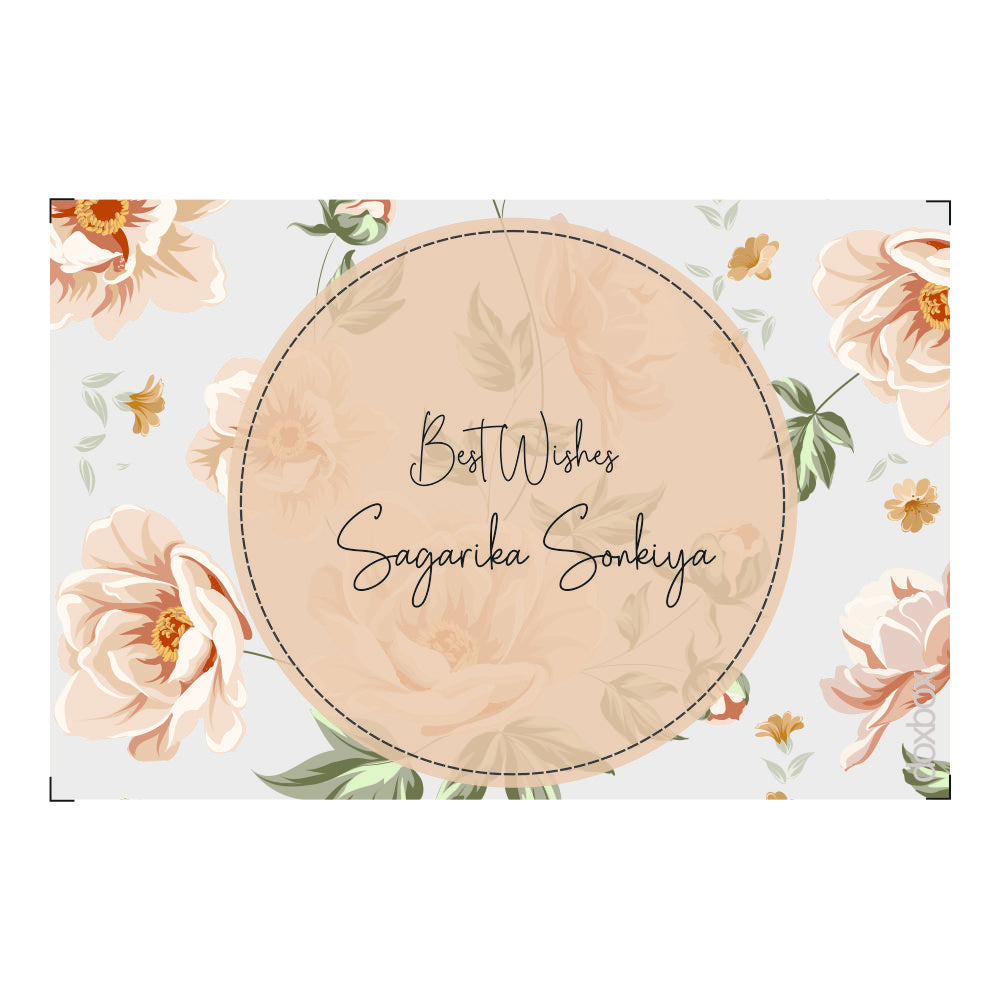 Personalised Gift Tags - Pink Orchids