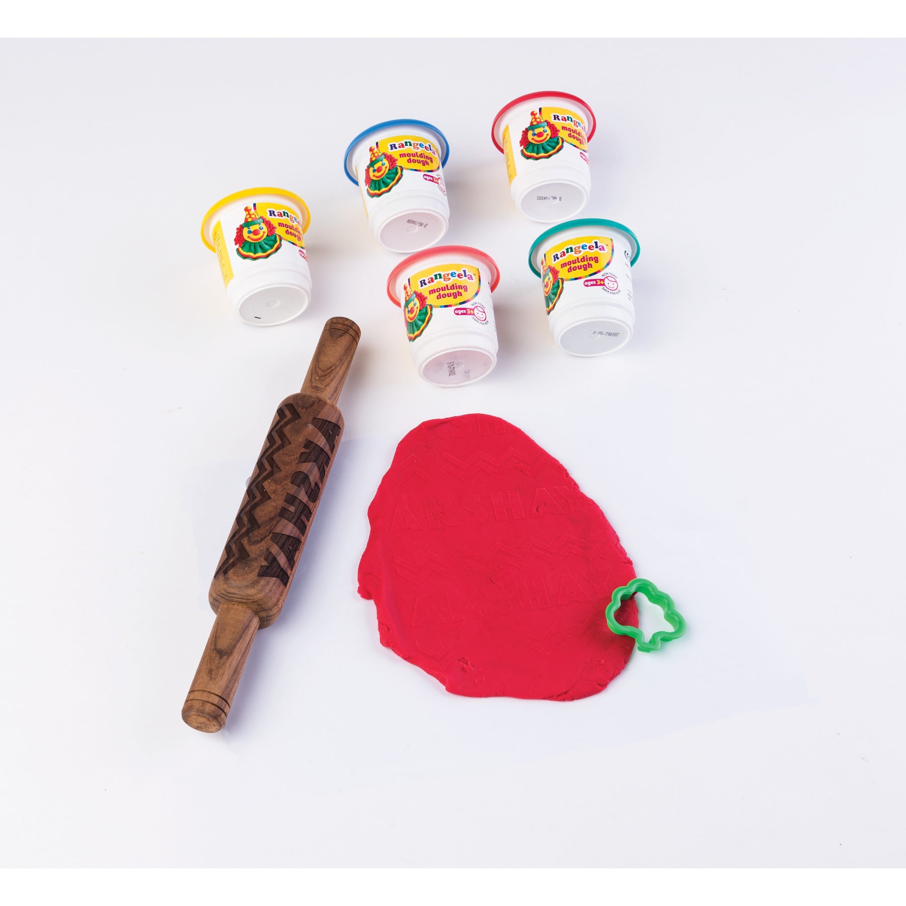 Play - Dough Kit with Personalised Rolling Pin