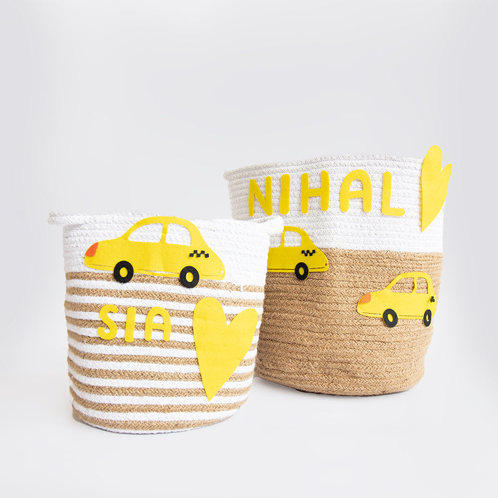 Cotton Rope Basket - Set Of 2