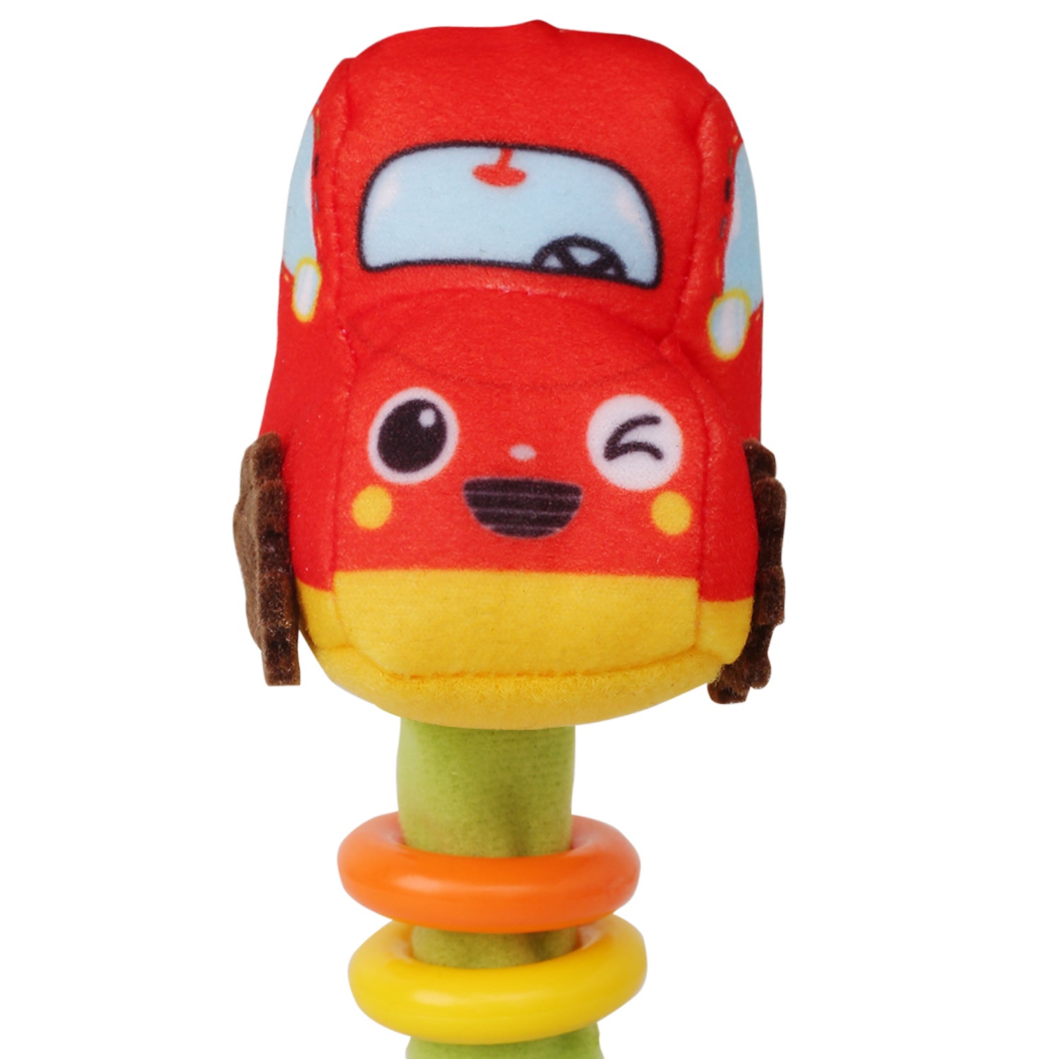 Baby Moo Car Red Handheld Rattle