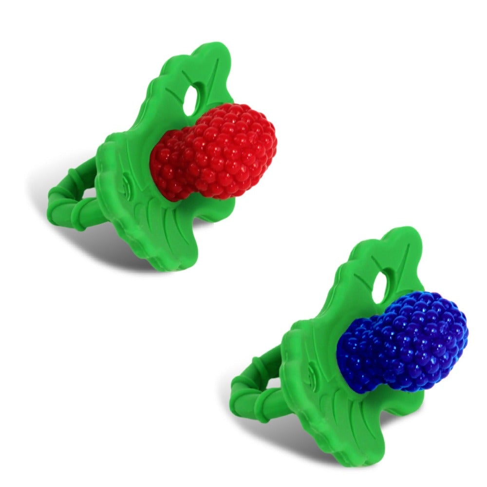 RaZbaby RaZberry Teether Pack of 2-Baby Gears-RaZbaby-Toycra