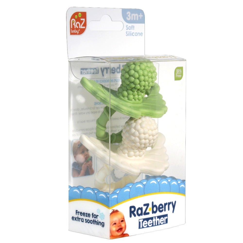 RaZbaby RaZberry Teether Pack of 2-Baby Gears-RaZbaby-Toycra