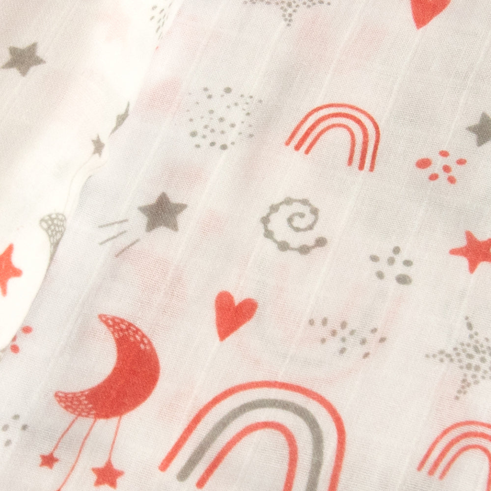 Magical Rainbows - Reversible Bib & Burpy Cloth Set