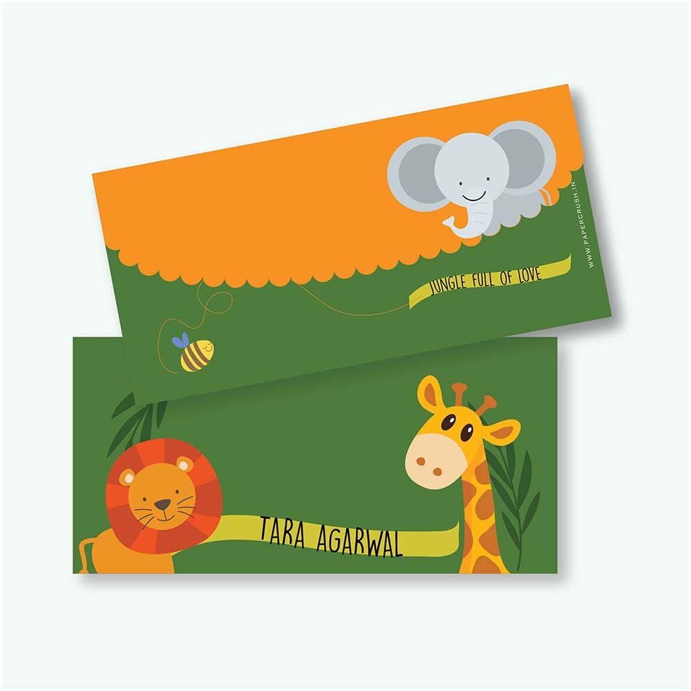 Rainforest - Money Envelopes - Set Of 25