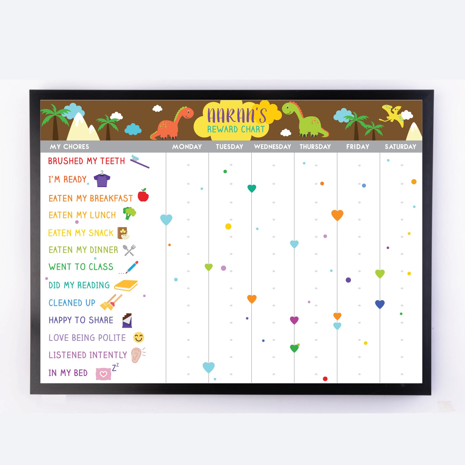 Rewards Chart - Dinosaur