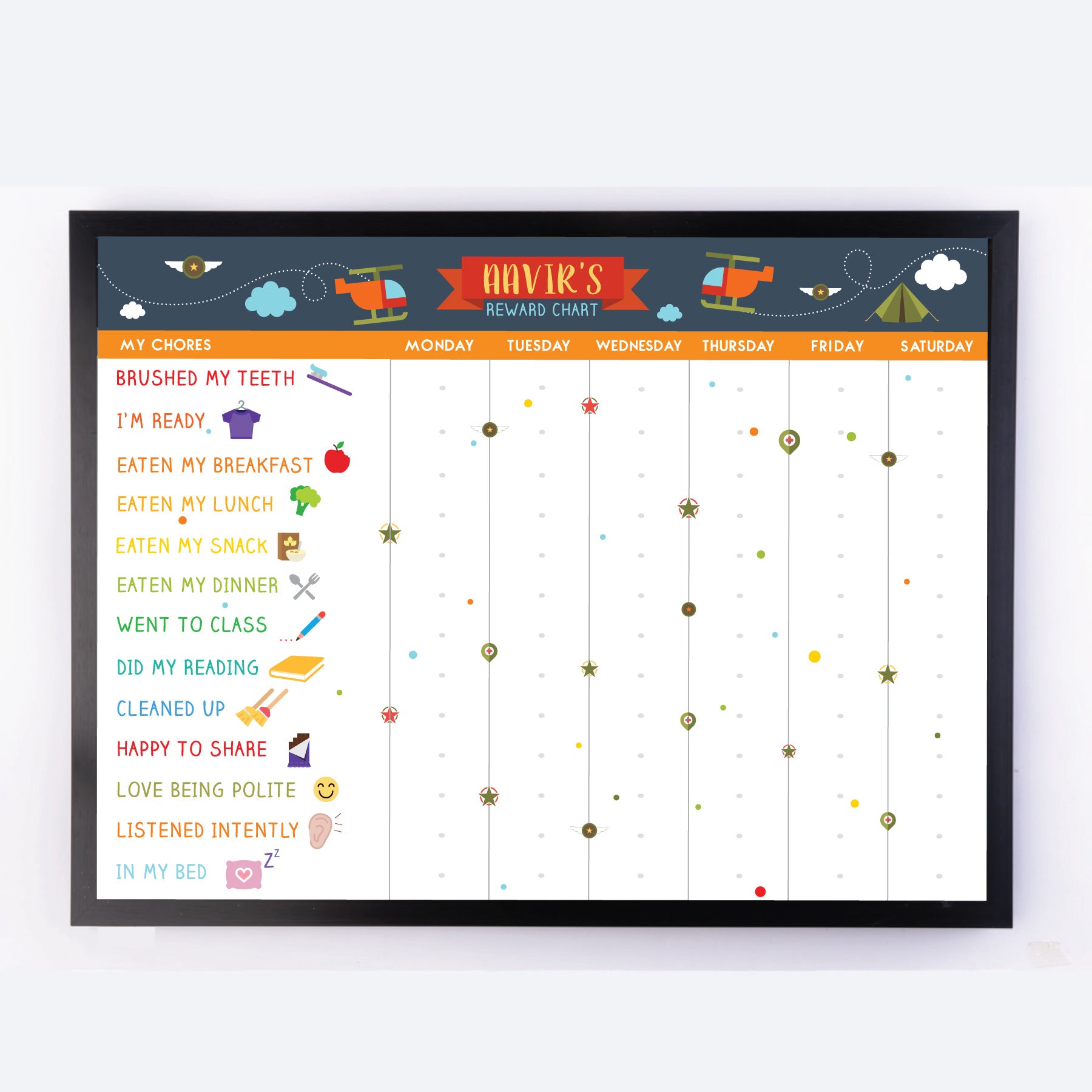 Rewards Chart - Army