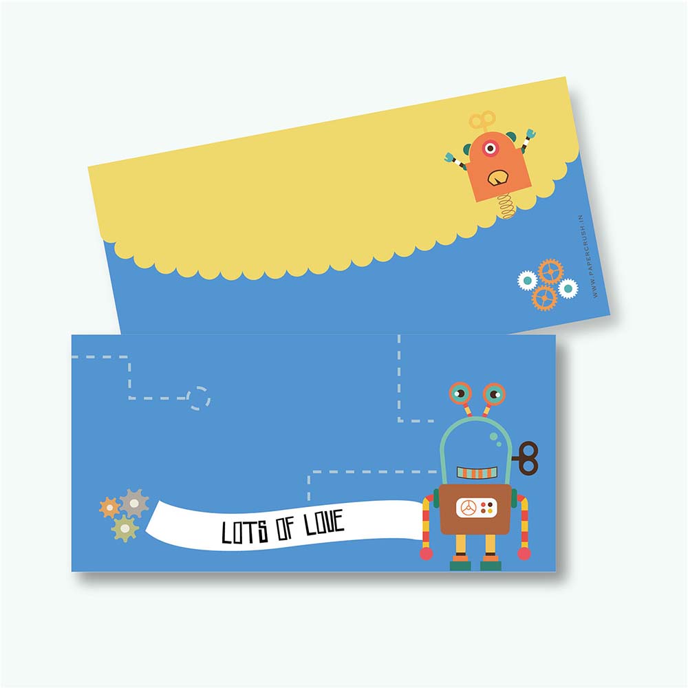 Robot - Money Envelopes-Set Of 25