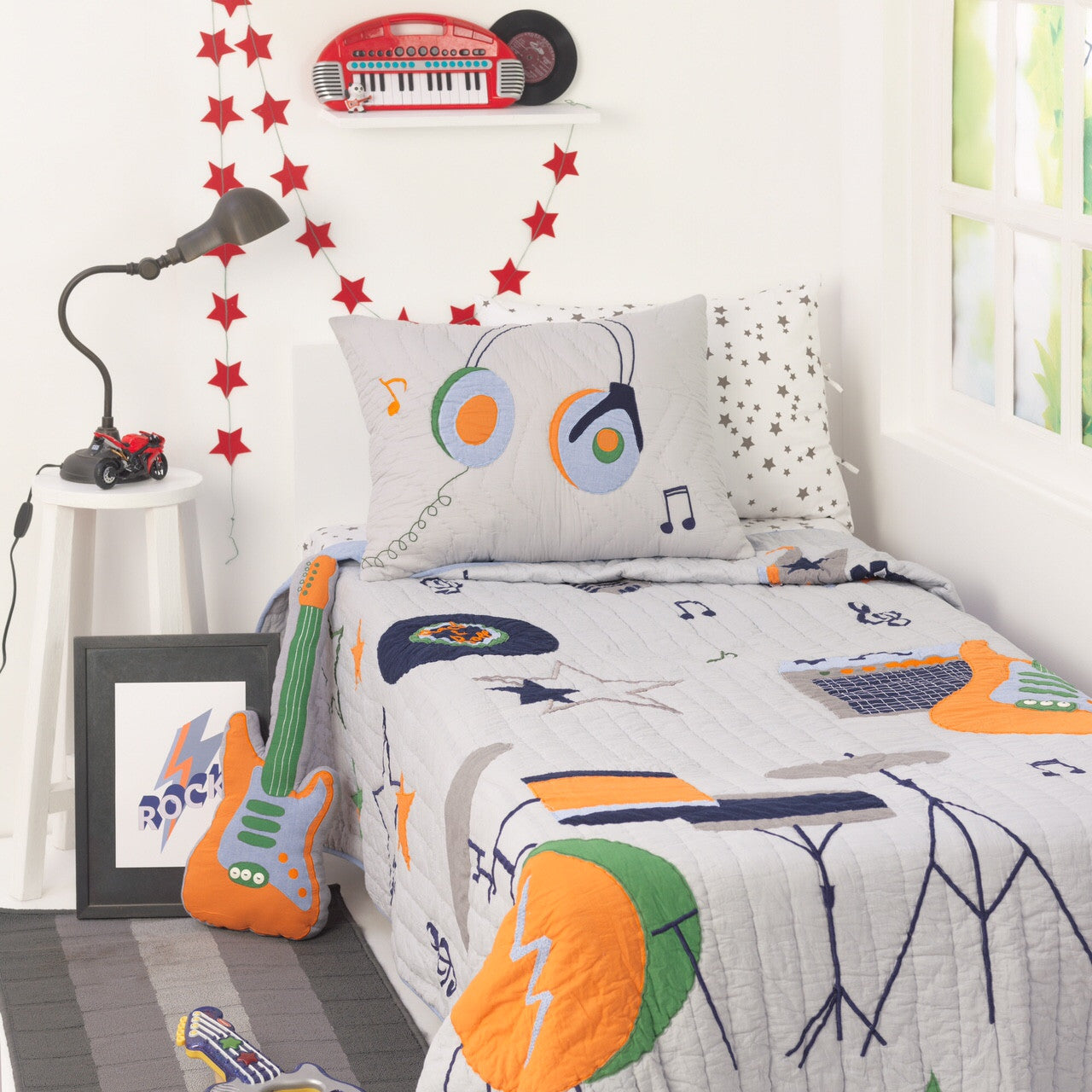 Rockstar Kids Bedding Set, Ages 3 to 15