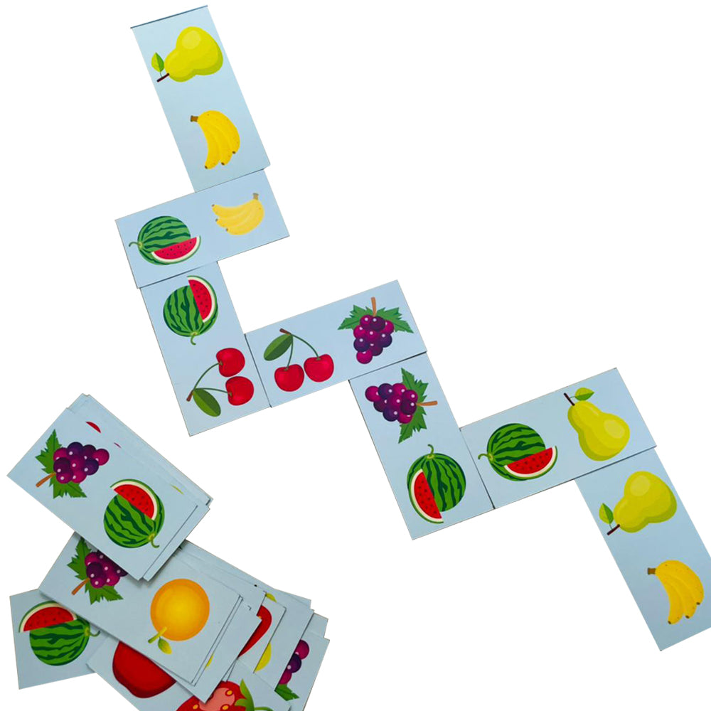 Fruit 1 spy and Domino Activity