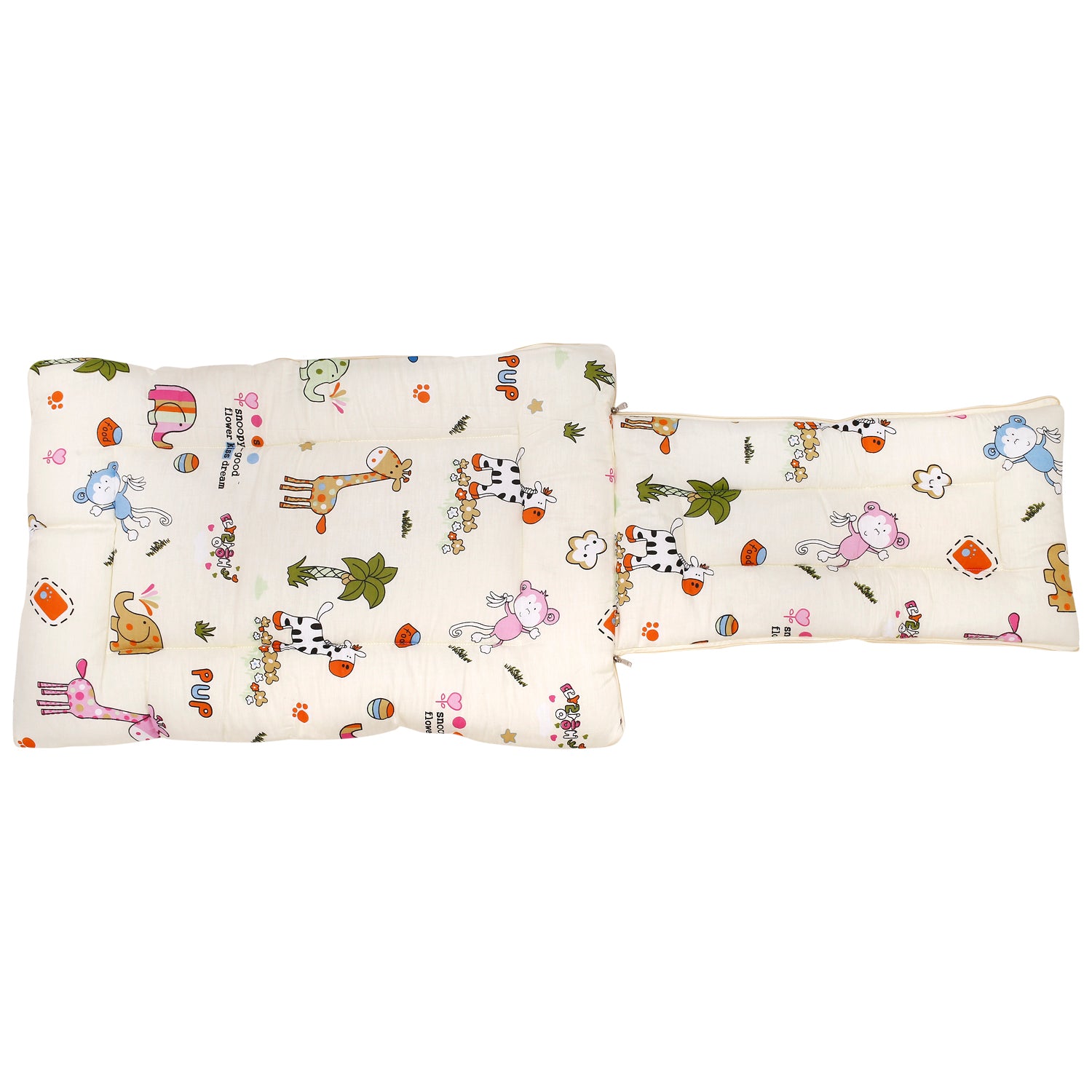 Baby Moo Sleeping Bag I Love Animals Cream