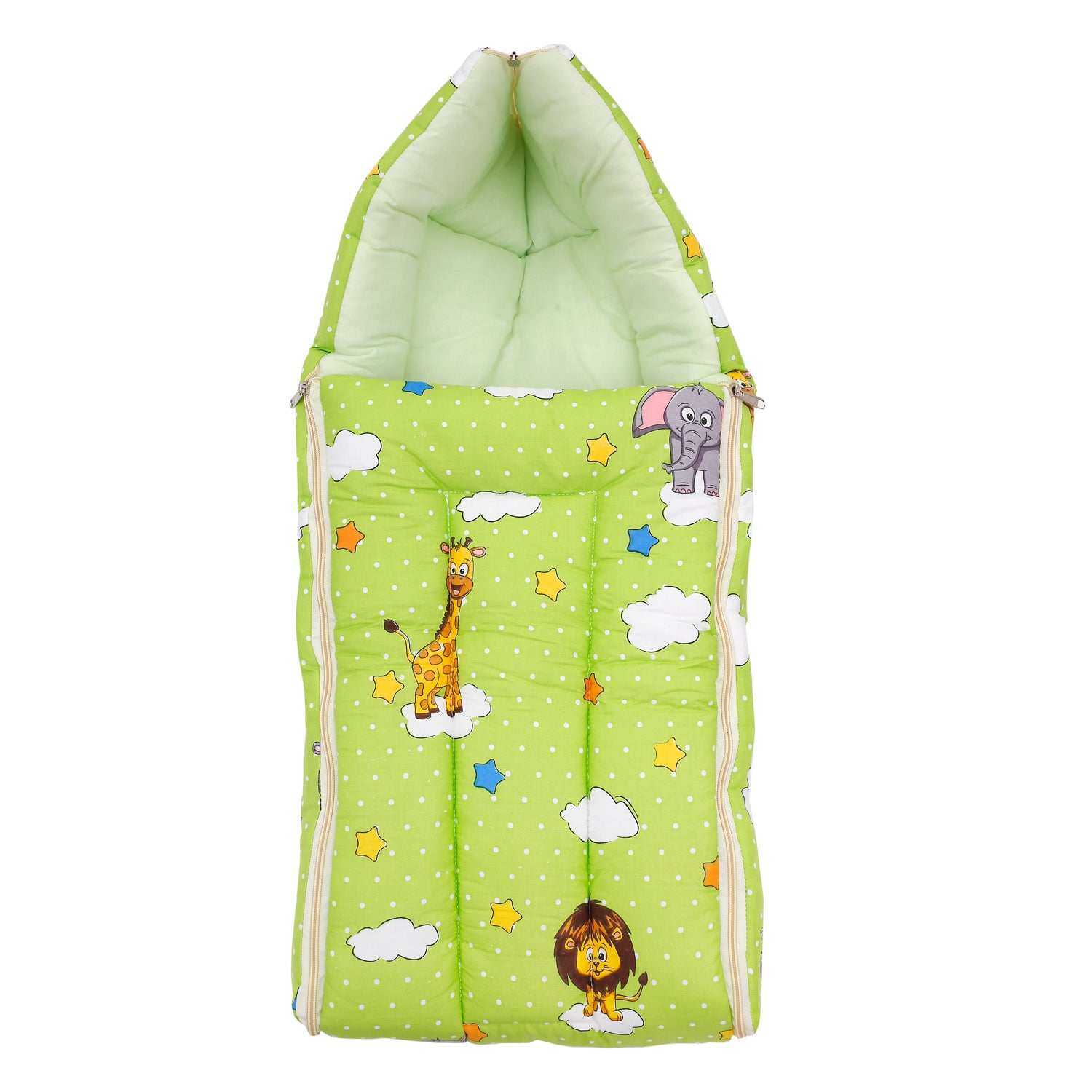 Baby Moo Sleeping Bag Fun In The Jungle Green