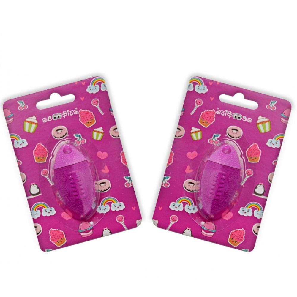 2 In 1 Sharpener Cum Eraser - Purple