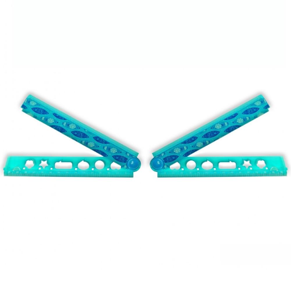 Squad Fold Up Ruler - Blue