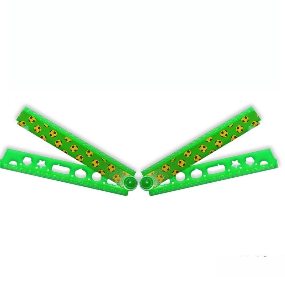 Squad Fold Up Ruler - Green