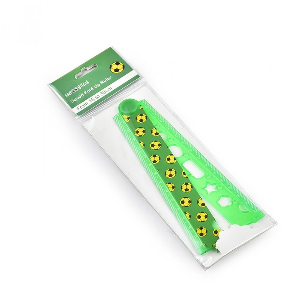 Squad Fold Up Ruler - Green