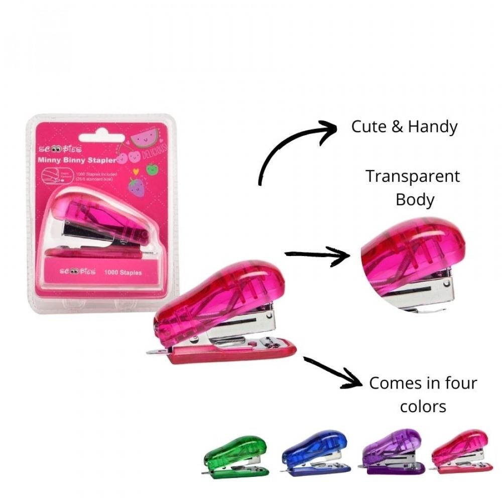 Minny Binny Stapler - Pink