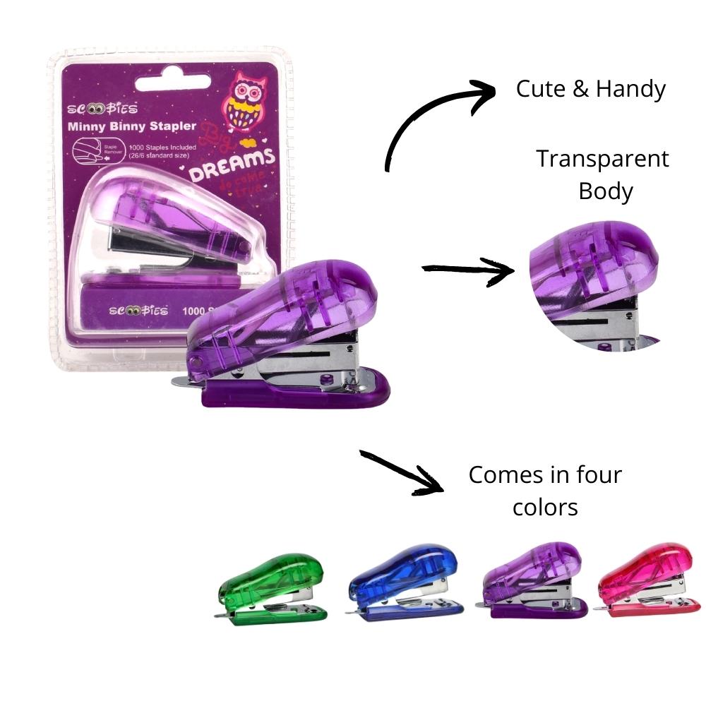 Minny Binny Stapler - Purple