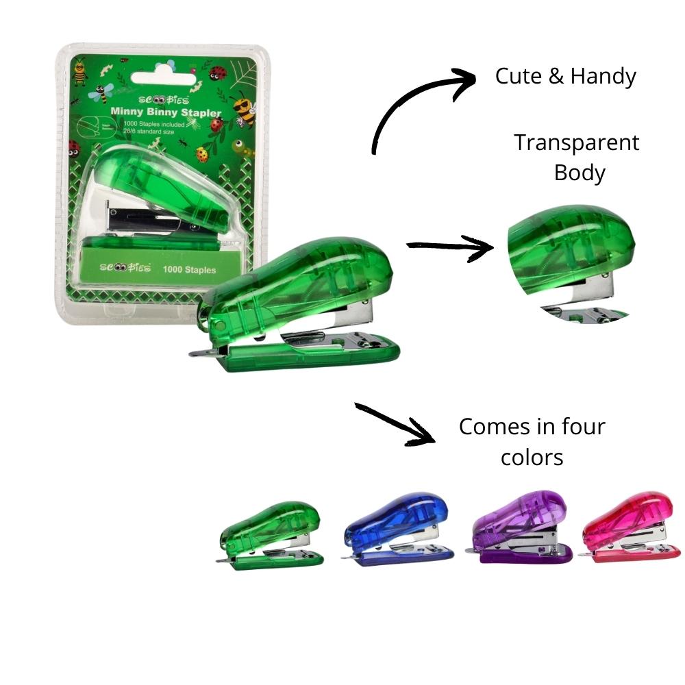 Minny Binny Stapler - Green