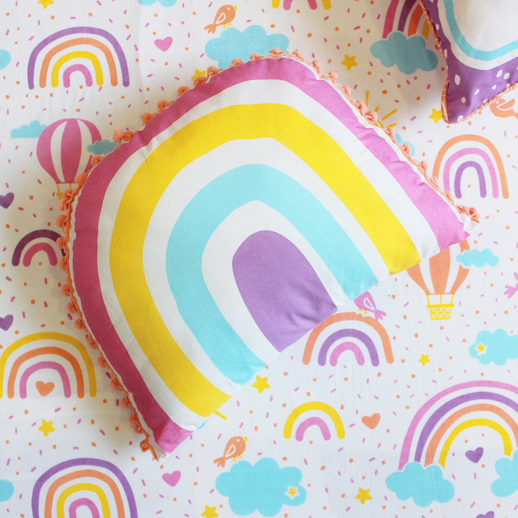 Over The Rainbow Shape Cushion