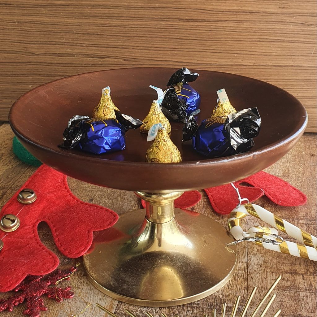 Golden Perched Cake Stand