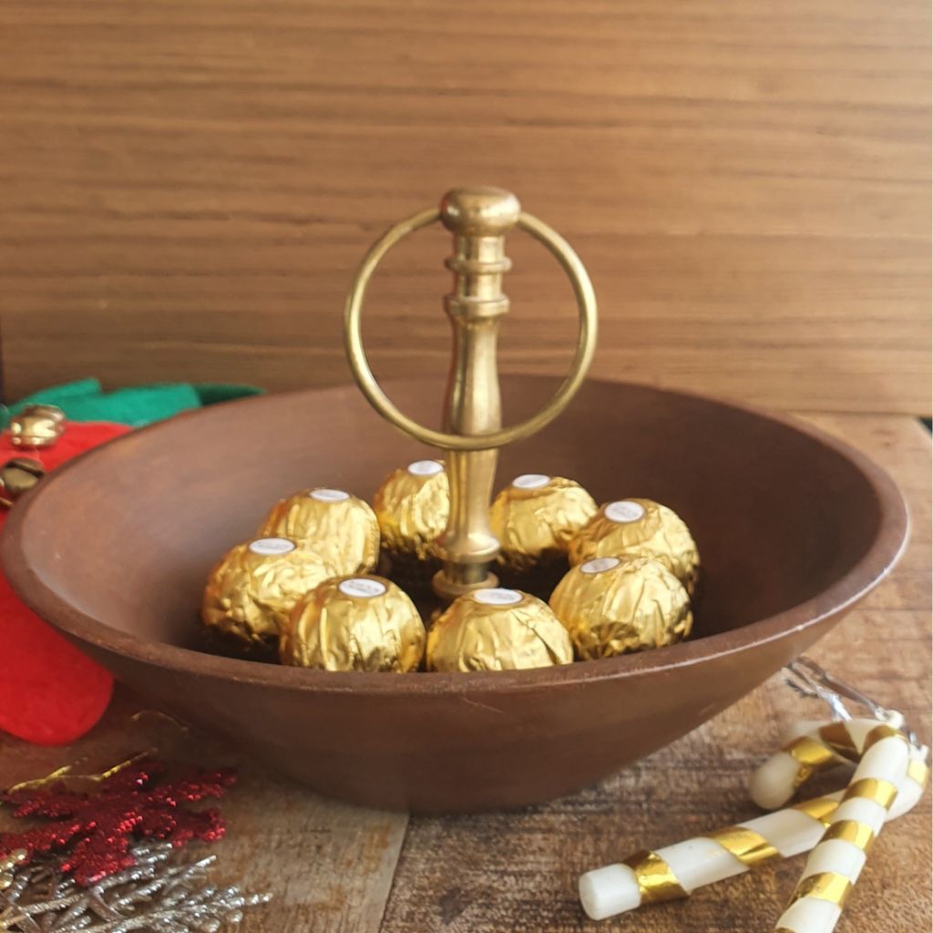 Classic Brown Oval Platter