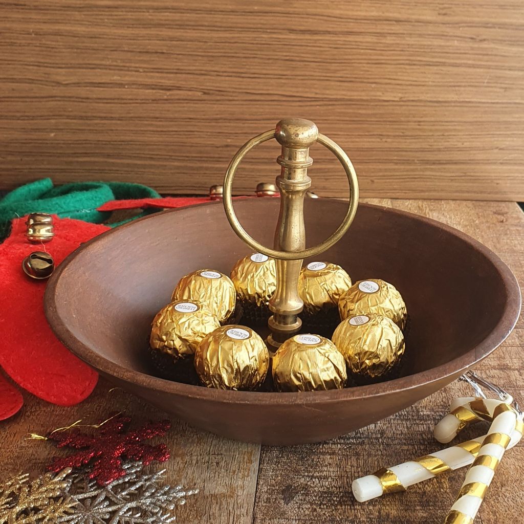 Classic Brown Oval Platter