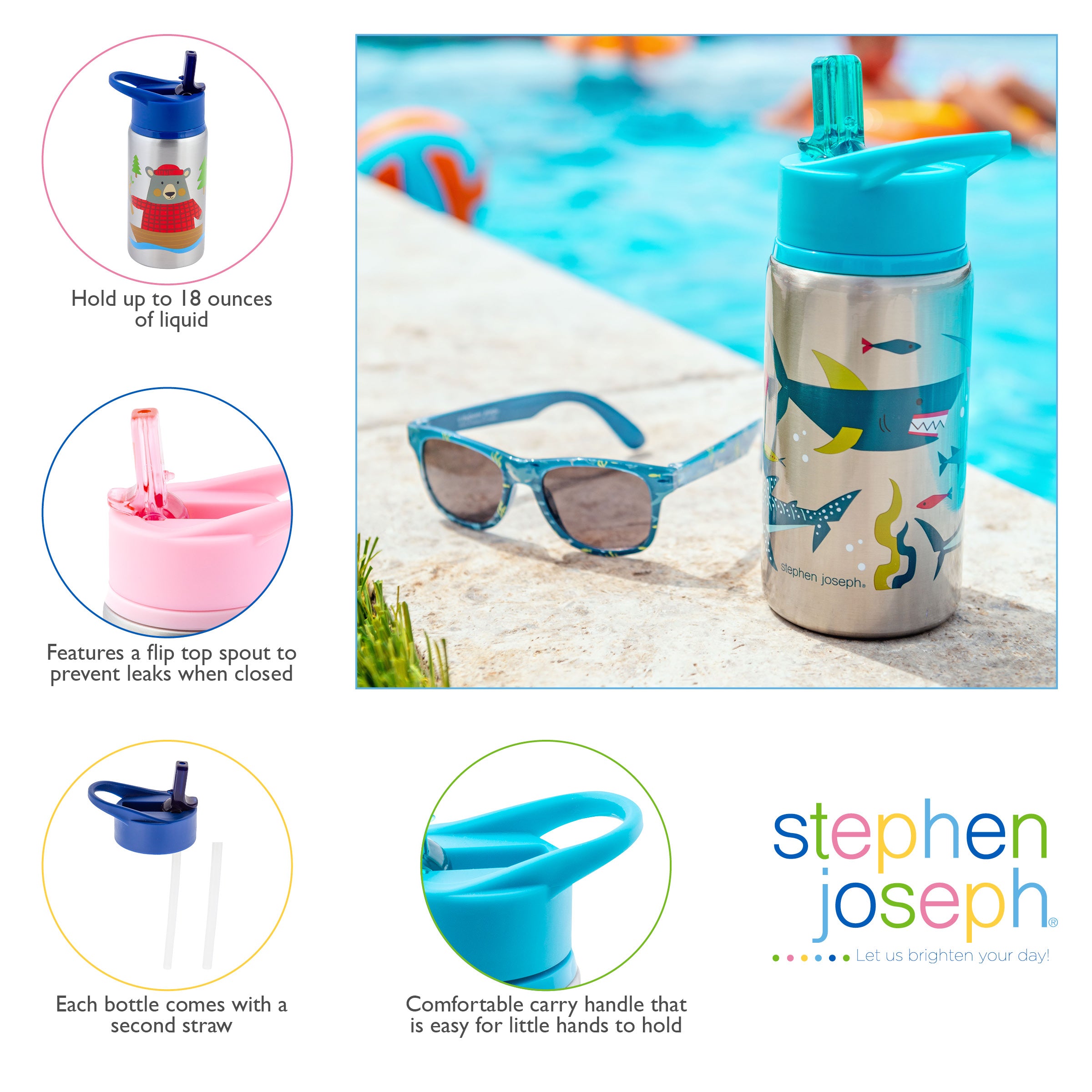 Stainless Steel Water Bottles Bear