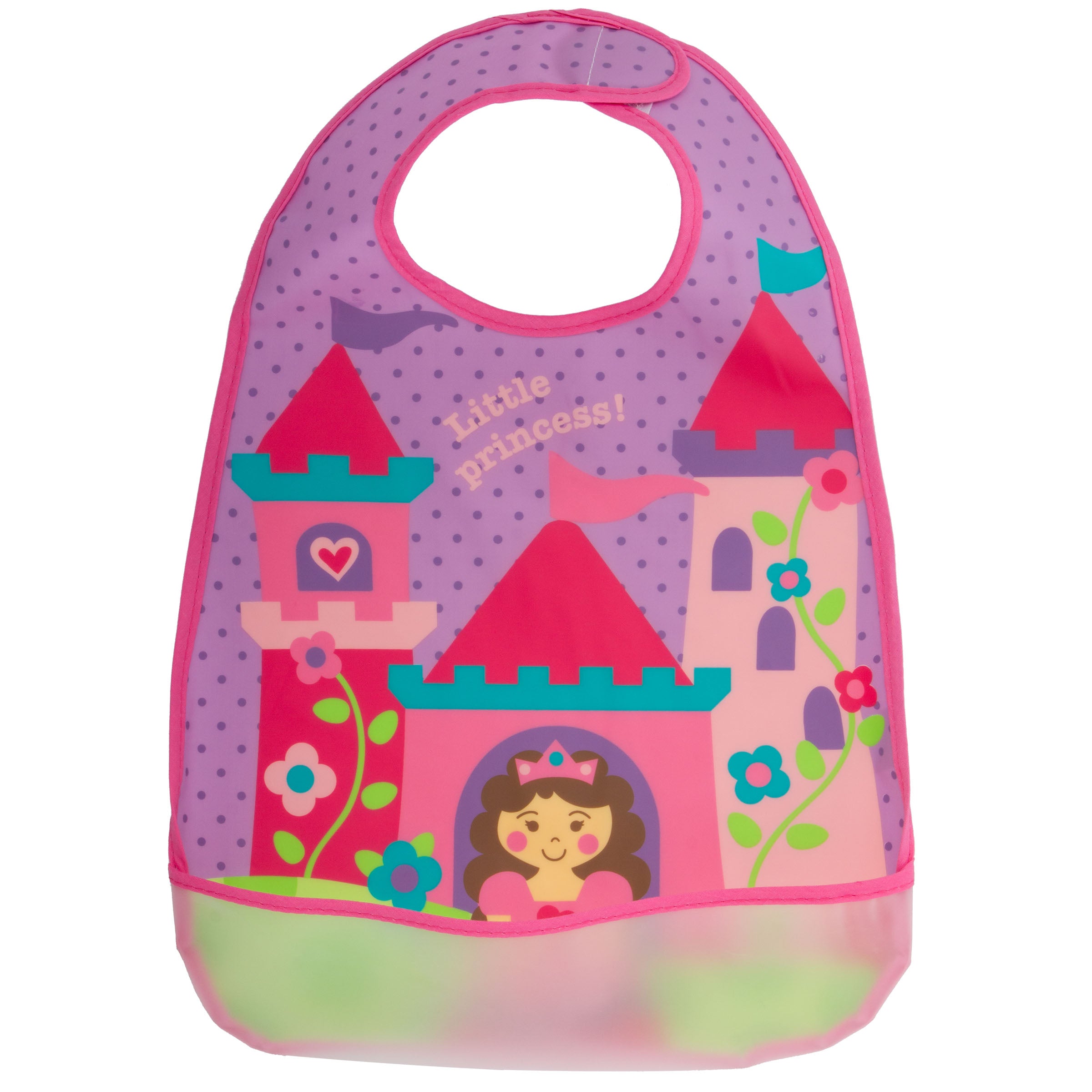 Stephen Joseph Wipeable Bibs - Princess