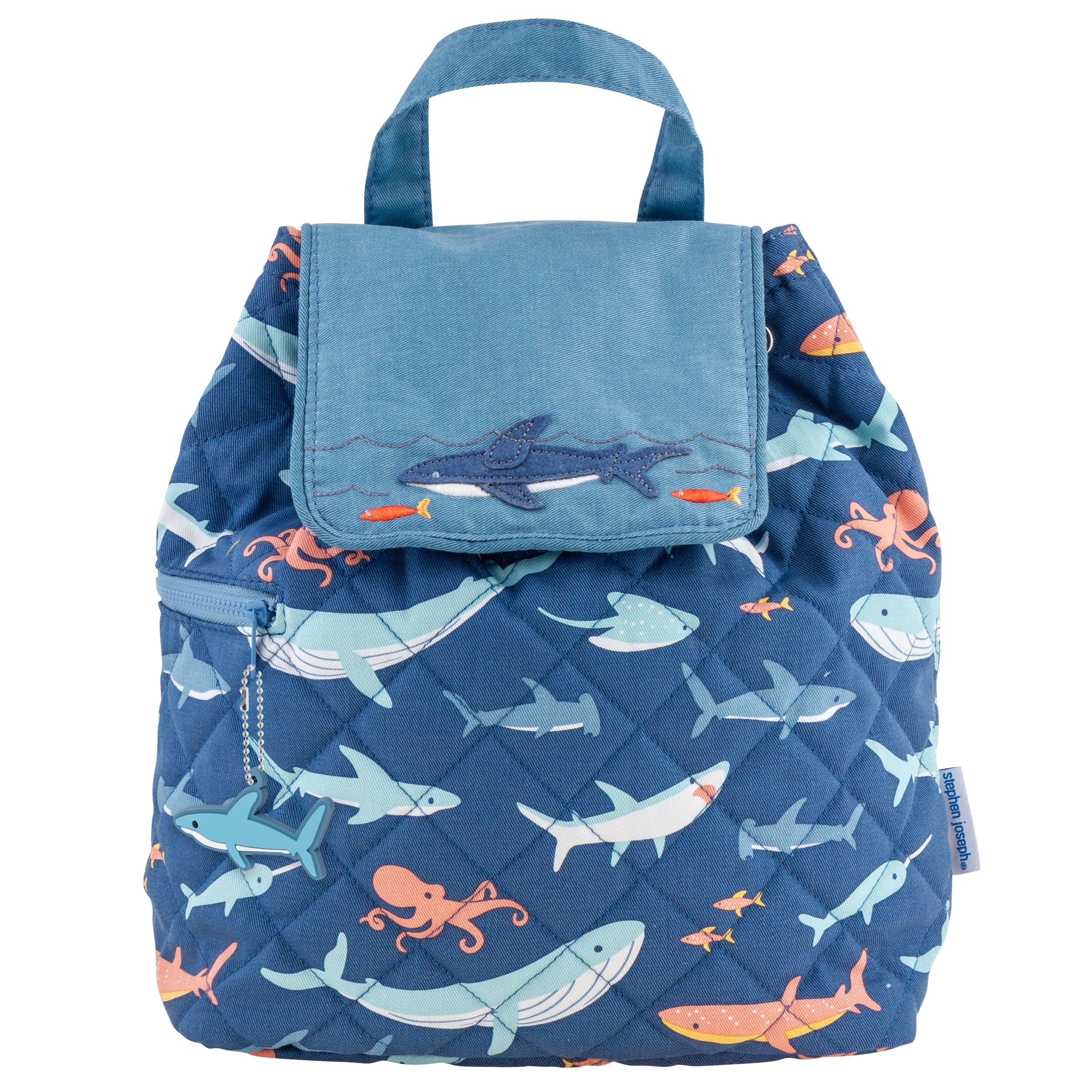 Quilted Backpack - Shark