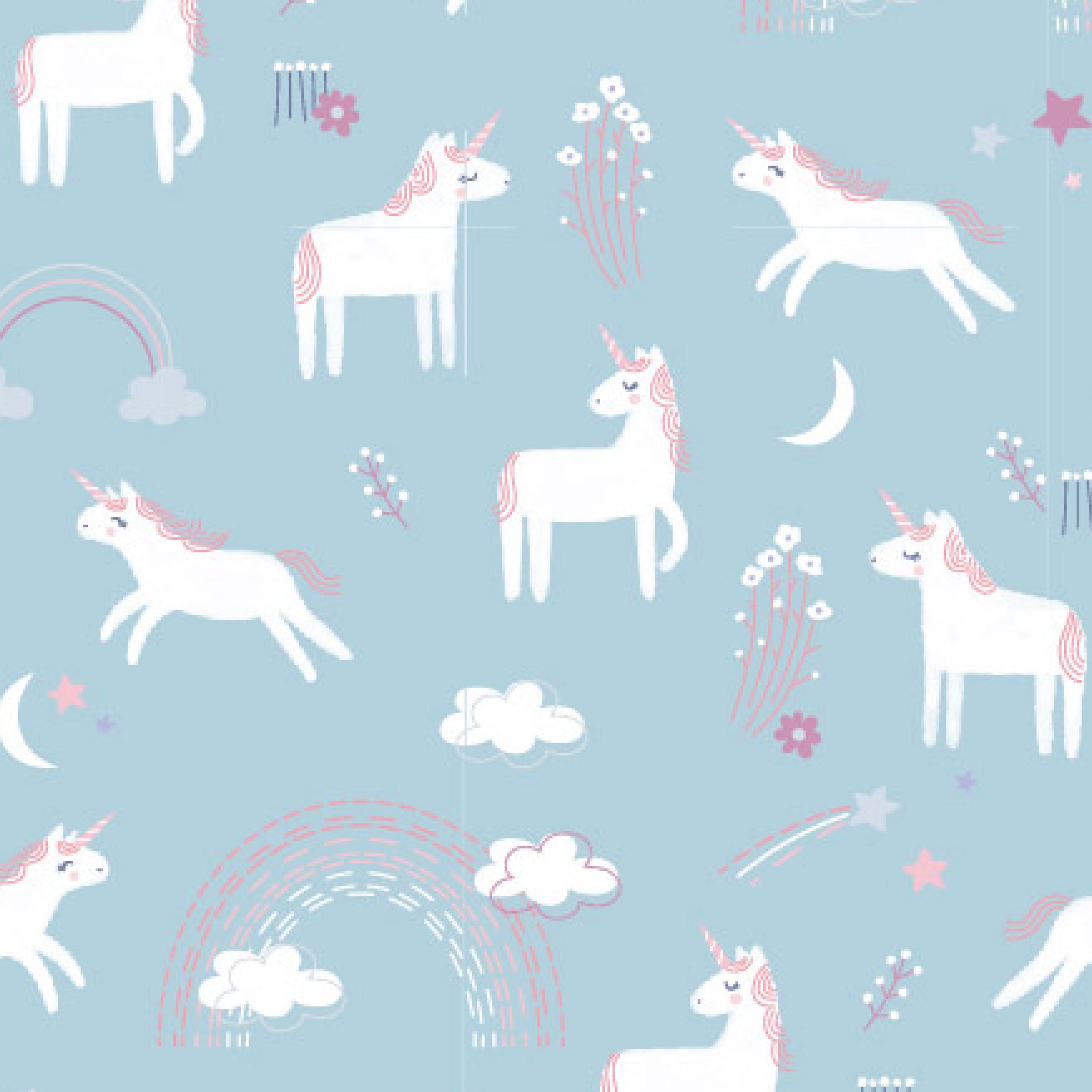 Muslin Blanket Individual Unicorn