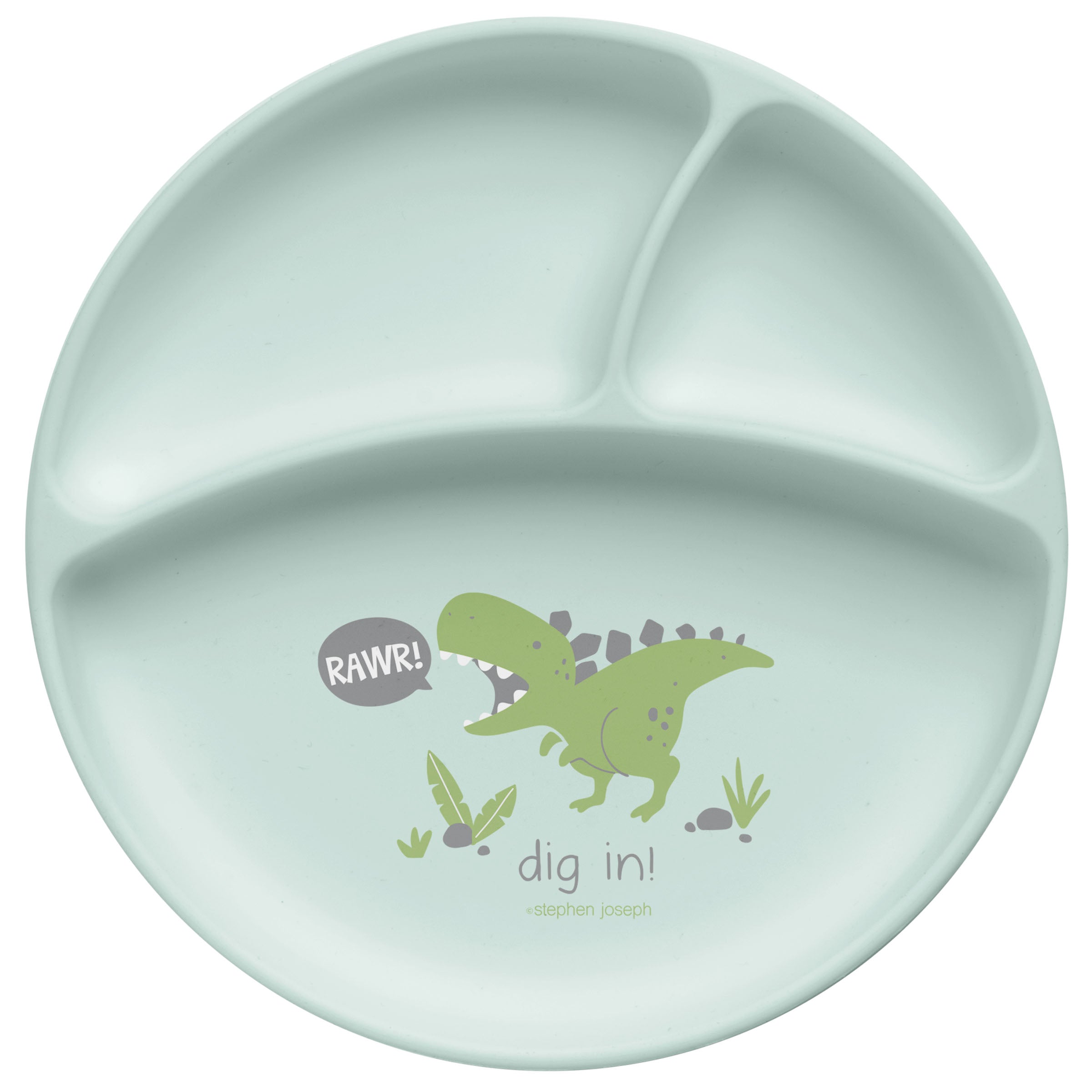 Stephen Joseph Baby Plate Dino