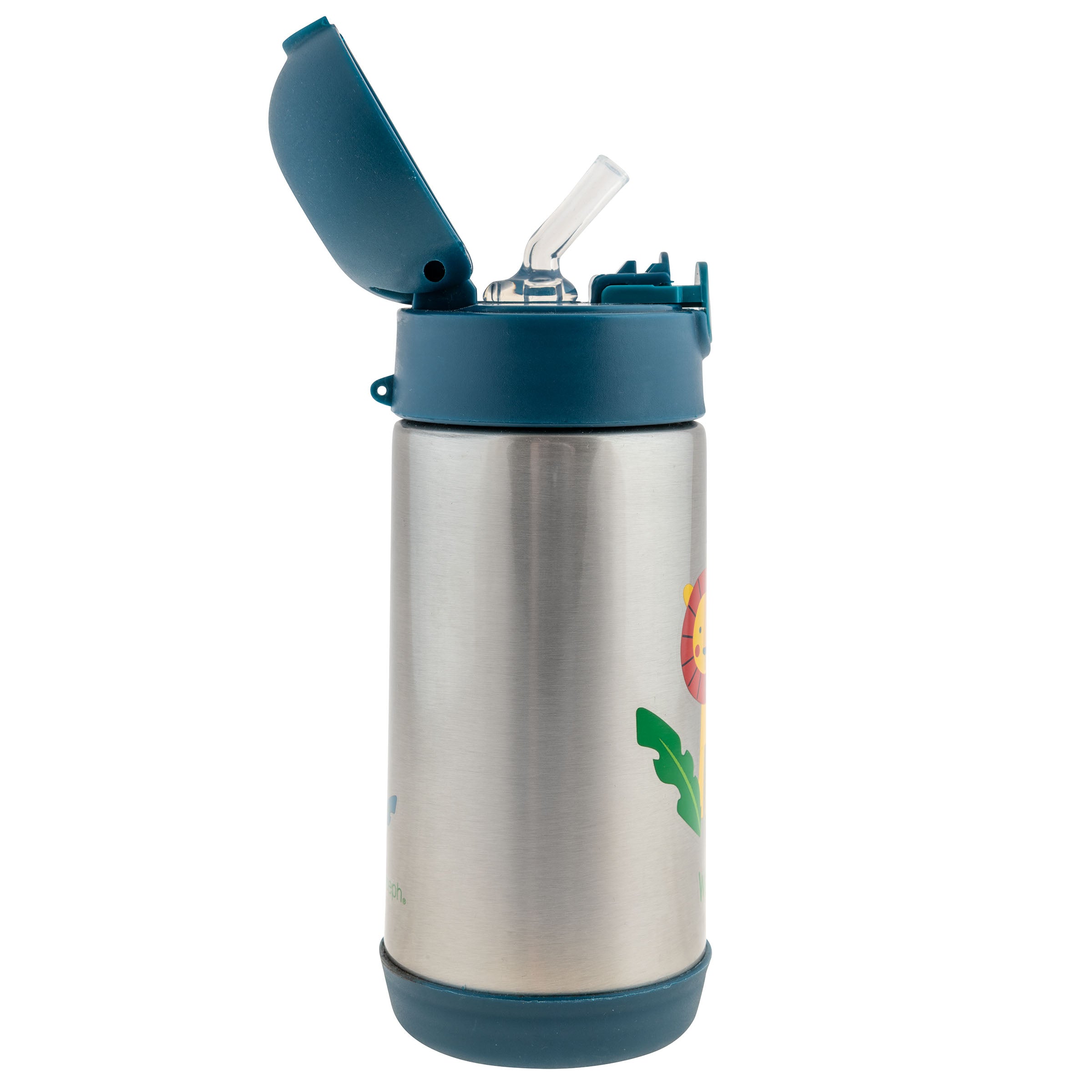 Double Wall Stainless Steel Water Bottle Zoo 350ml