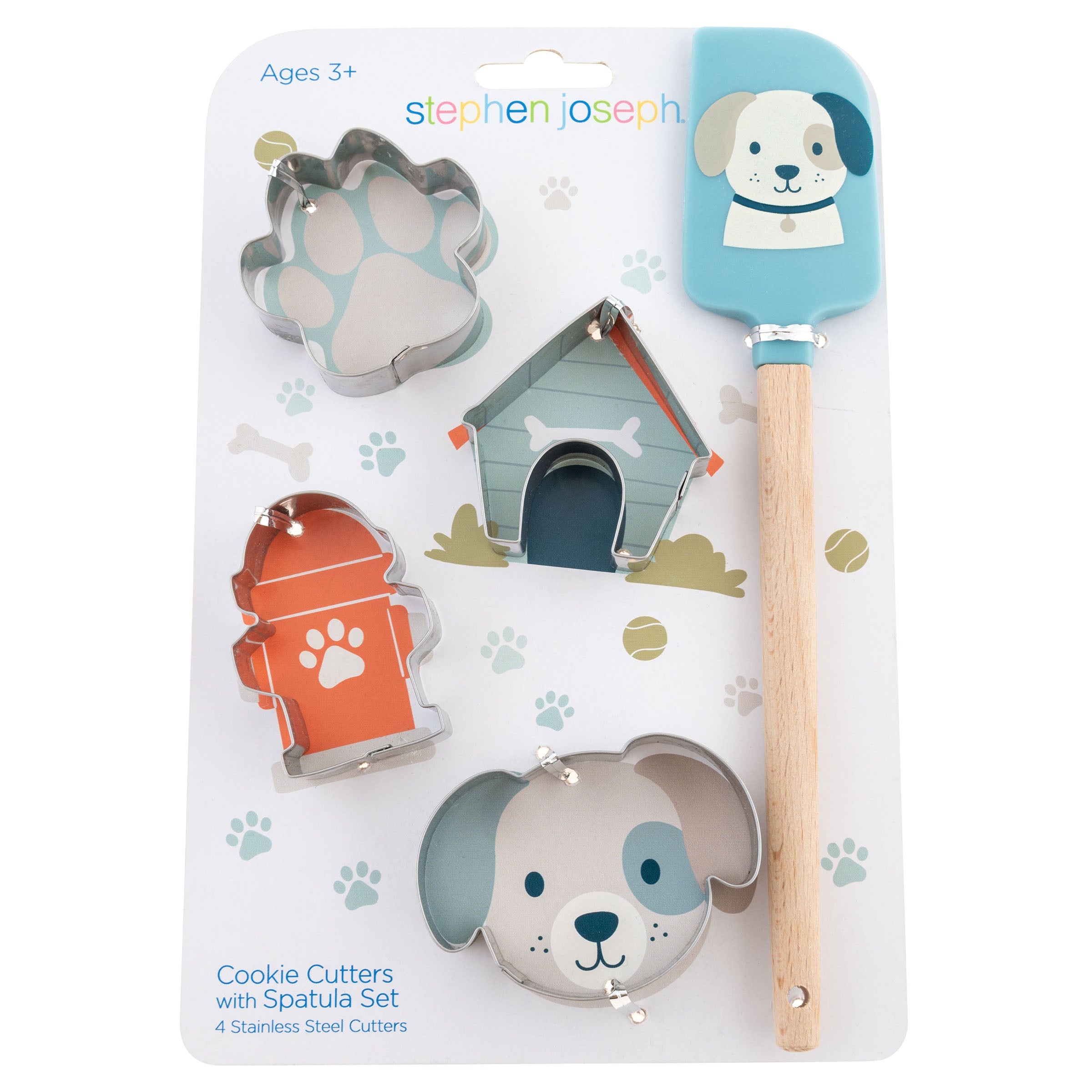 Kids Cookie Cutter With Spatula Set Puppy