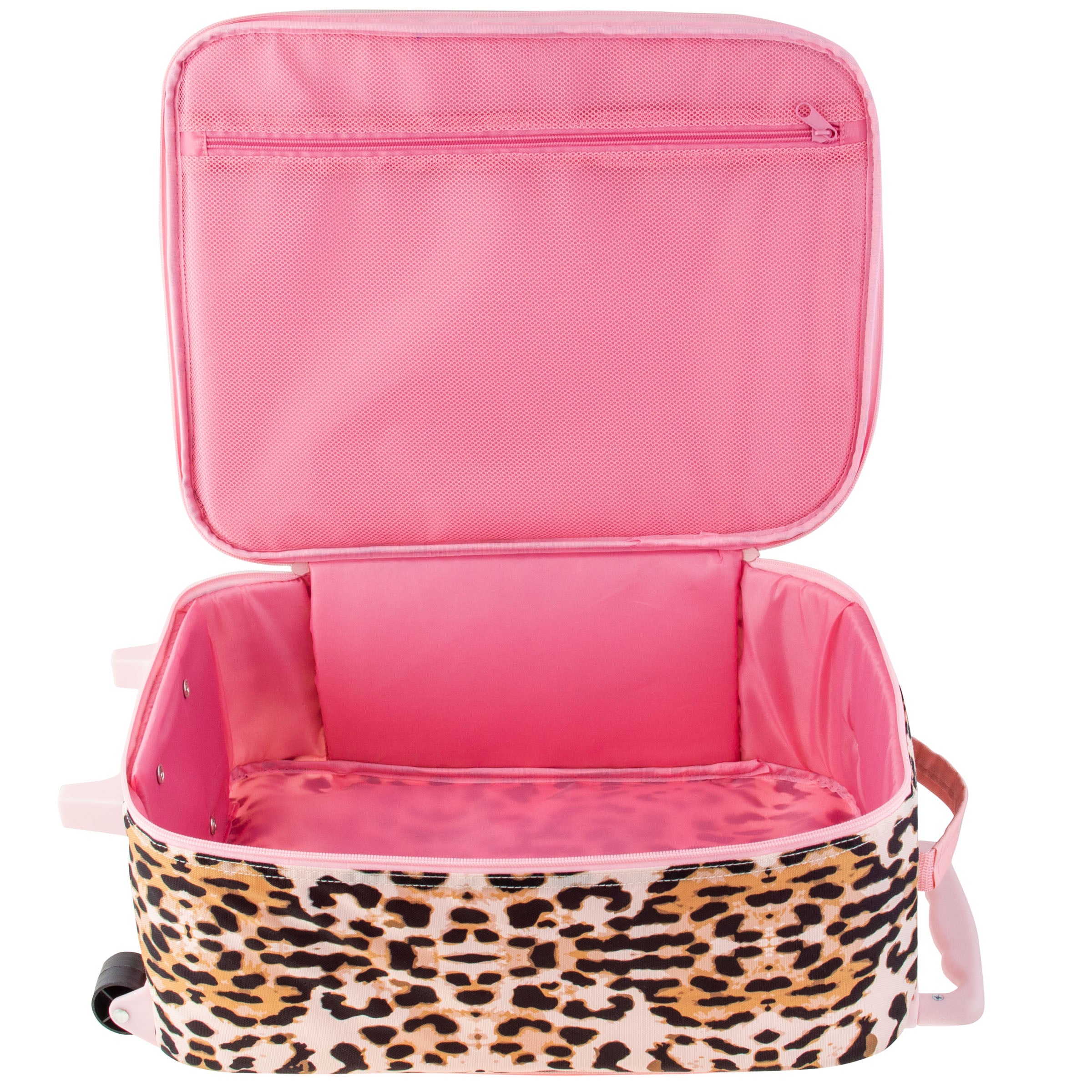 All Over Print Rolling Luggage Leopard