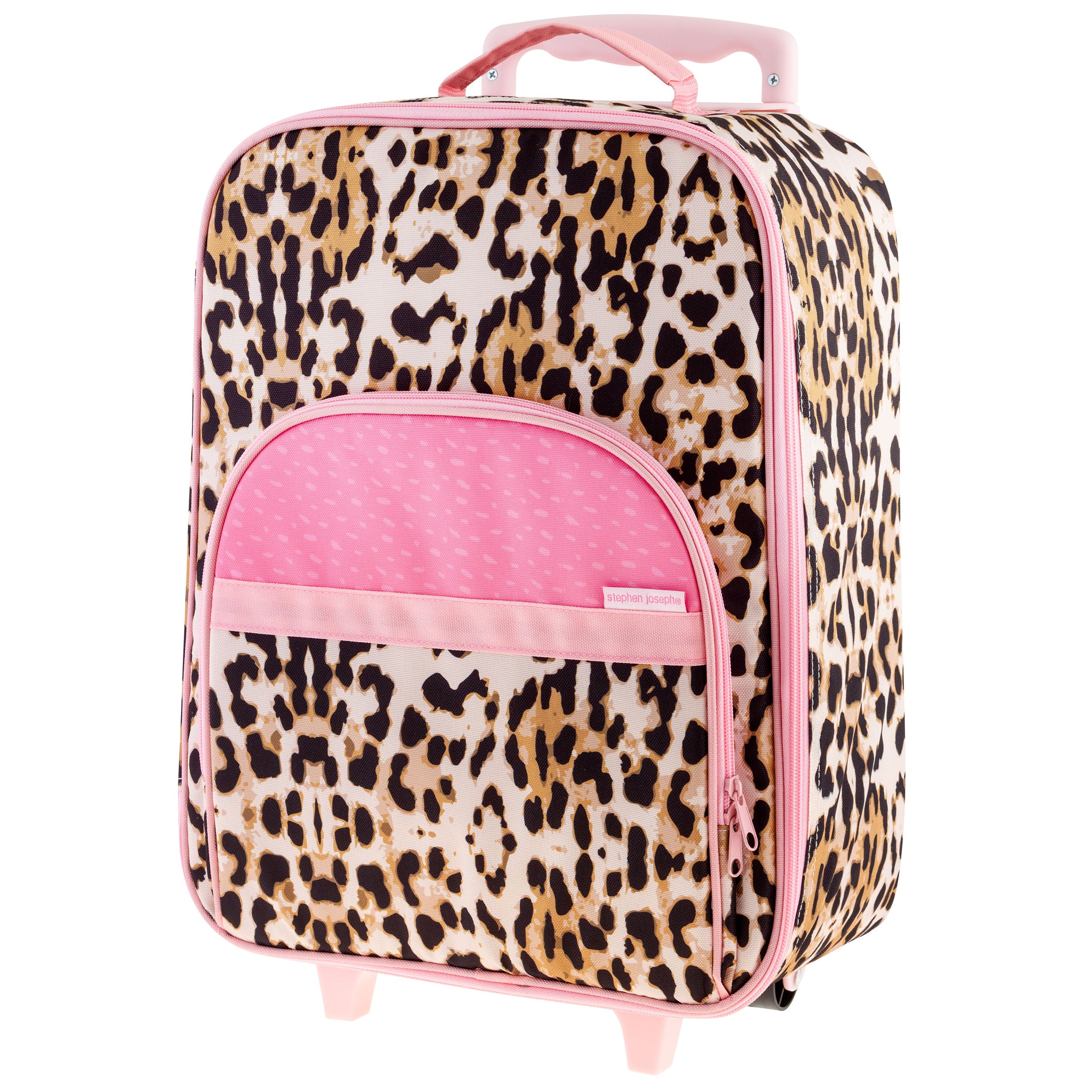 All Over Print Rolling Luggage Leopard