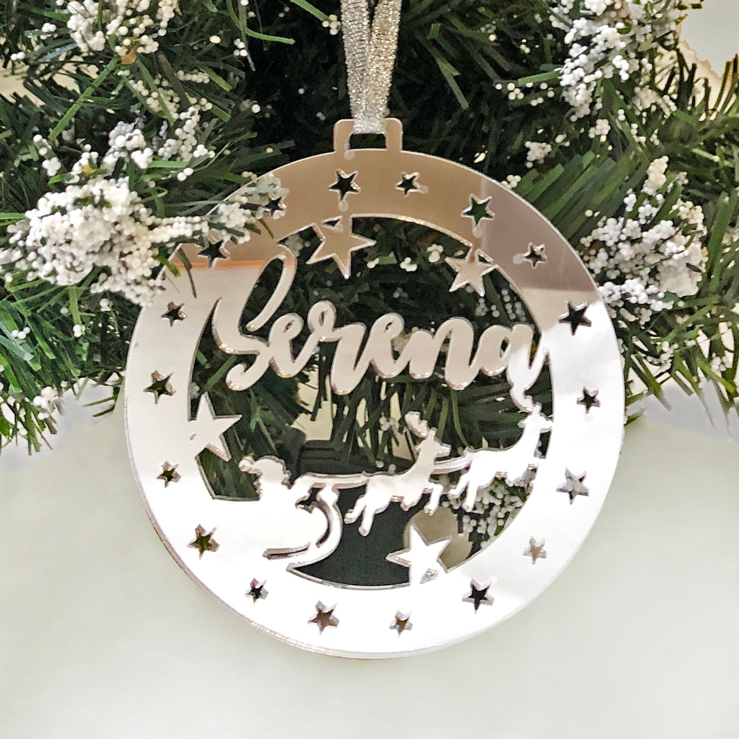 Personalised Christmas Ornament - Santa's Sleigh
