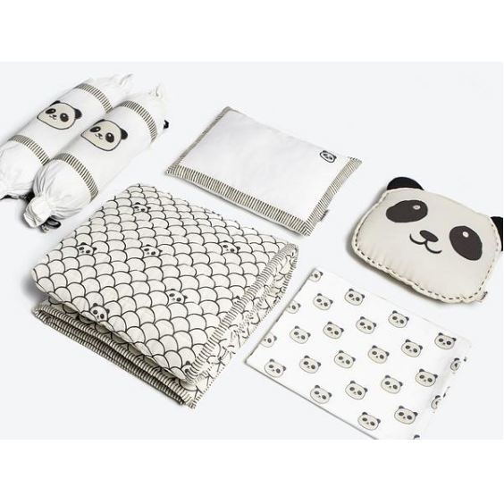 Masilo Organic Cot Bedding Set - Panda