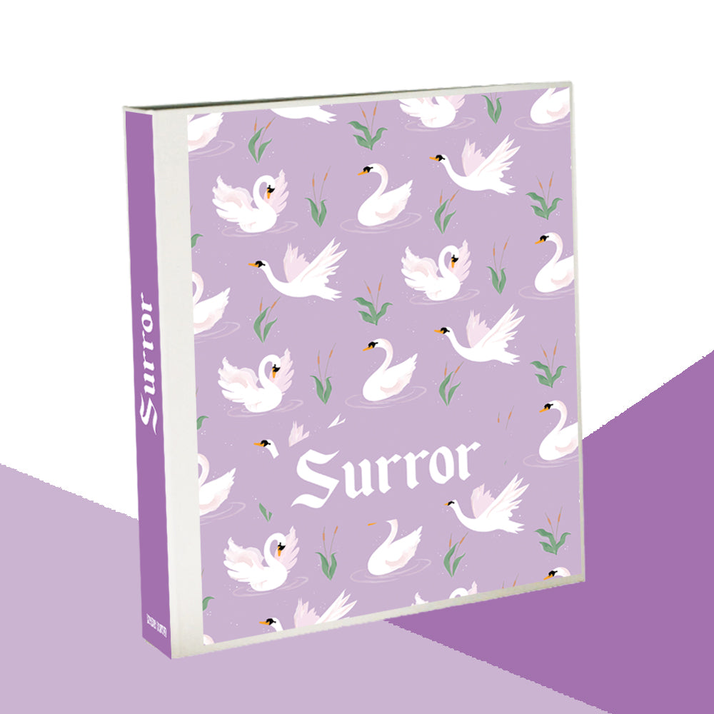 Personalised Binder -Sea Swans