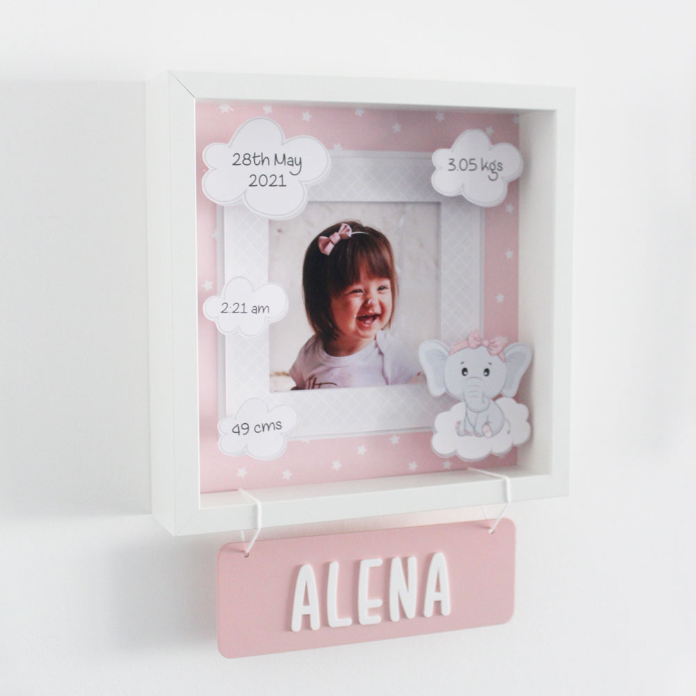 Shadow Box Frame - Ellie - Pink