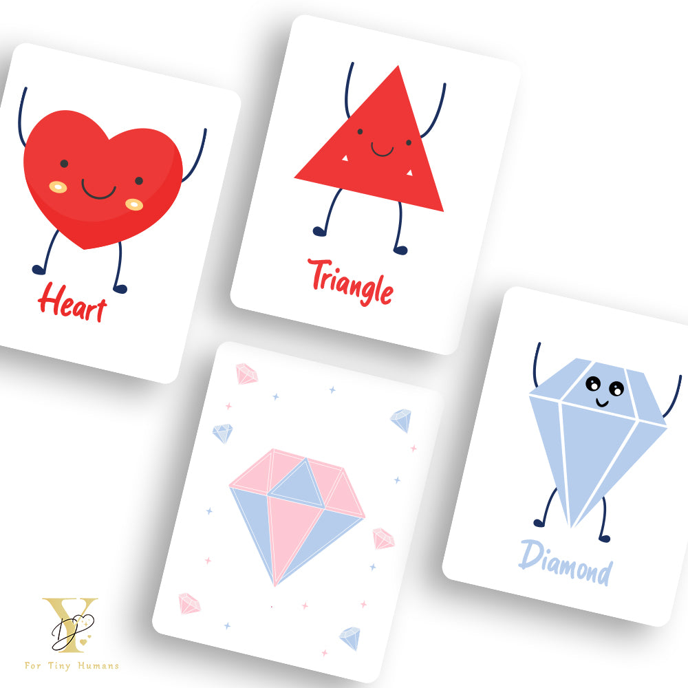 Newborn Gift Bundle - Colours, Shapes & Sensory Flash Cards