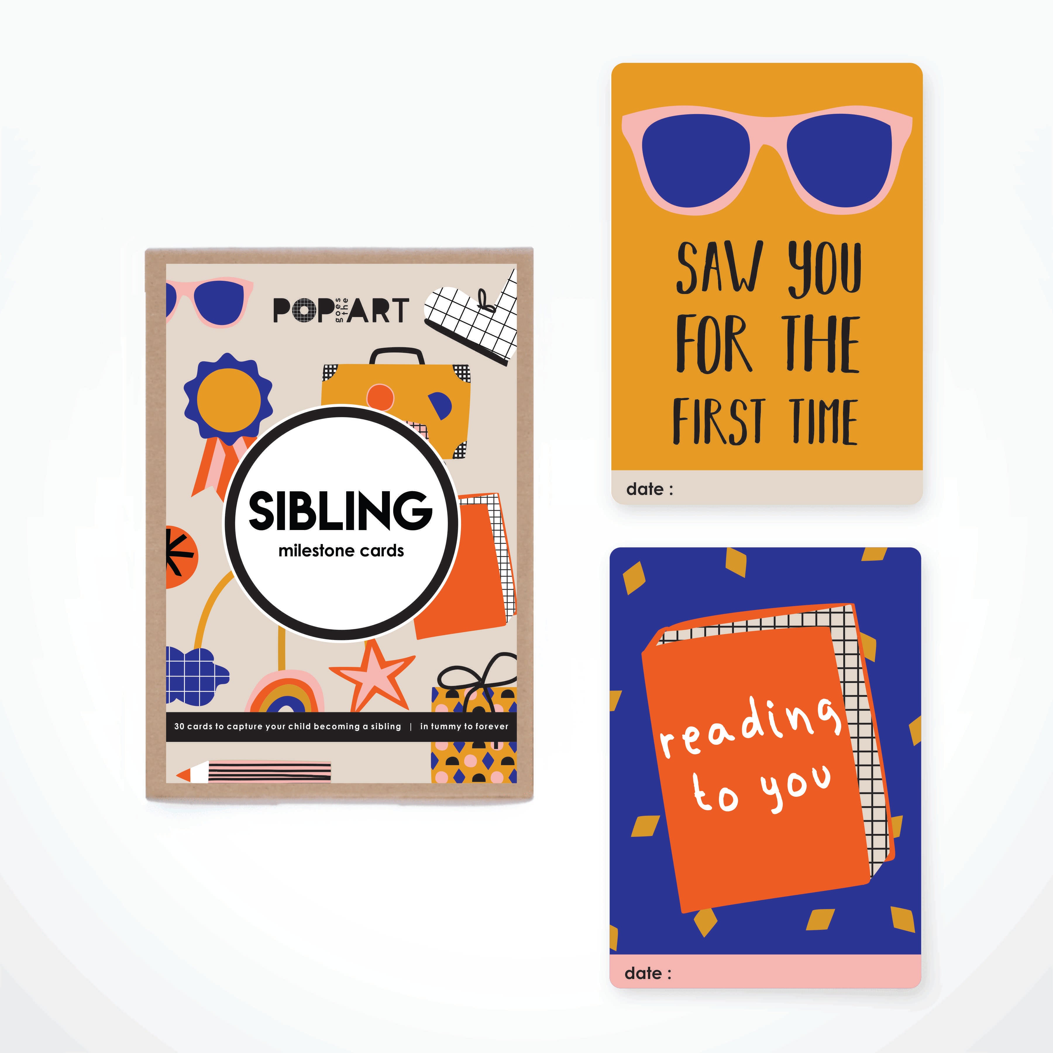 Milestone Cards | Sibling