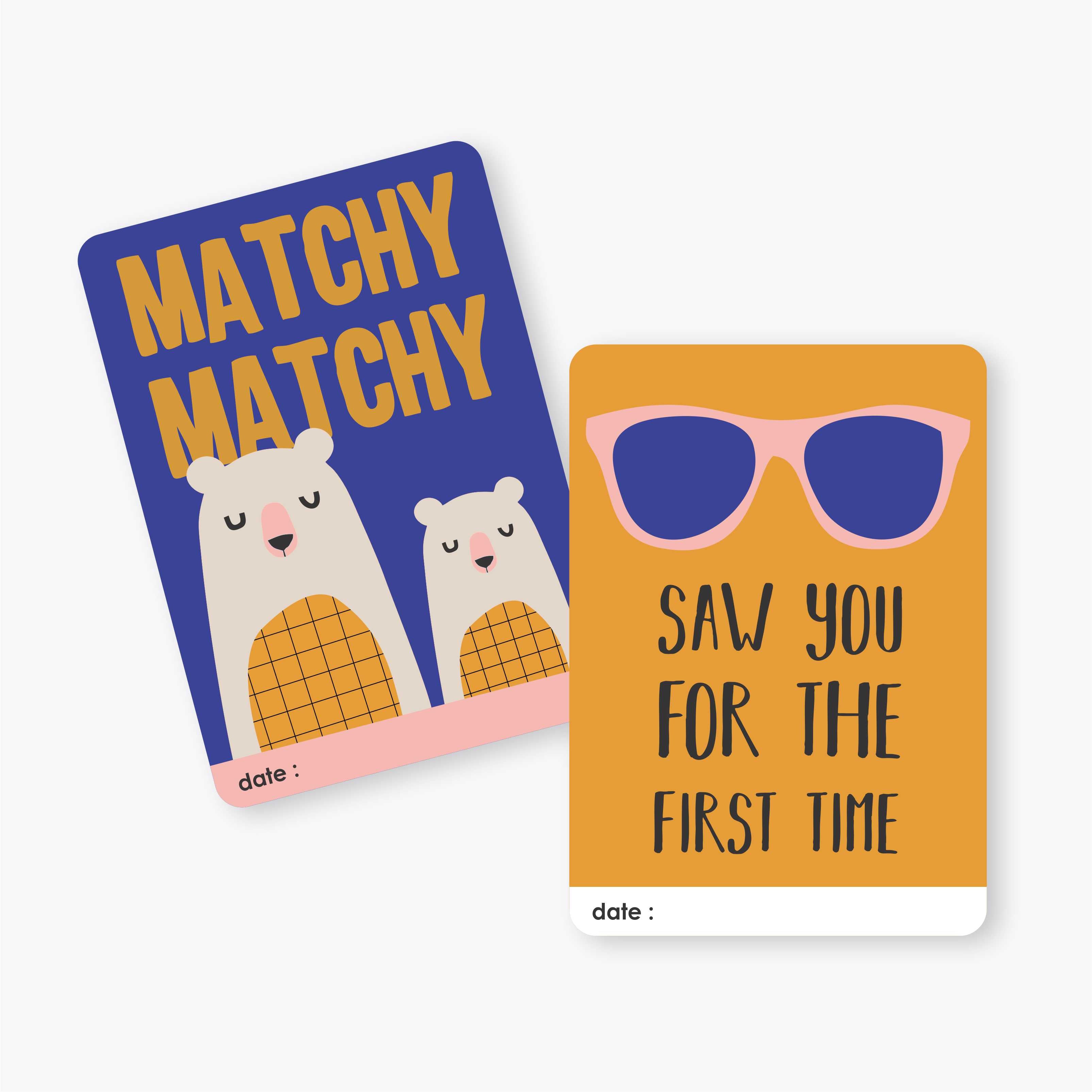 Mini Milestone Cards | Sibling