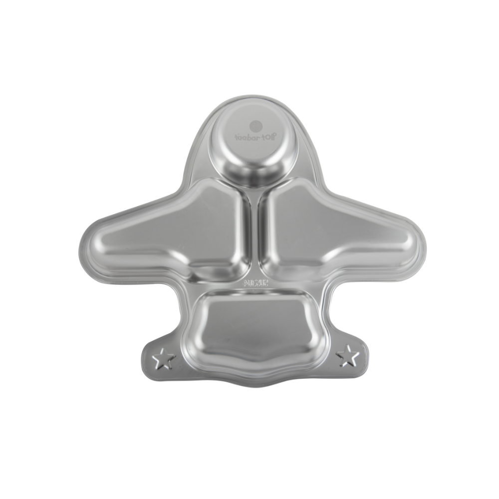 Stainless Steel Airplane Lunch Plate